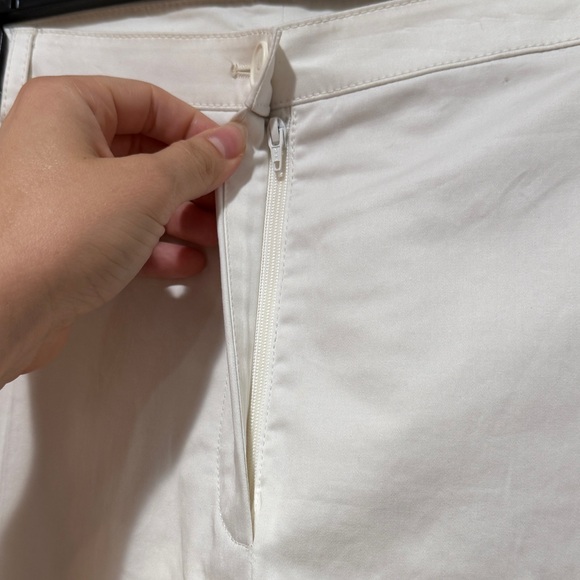 NWT AKRIS Punto Freda Trouser Pants Cream 18 Minimalist Classic Versatile Staple - Picture 2 of 12